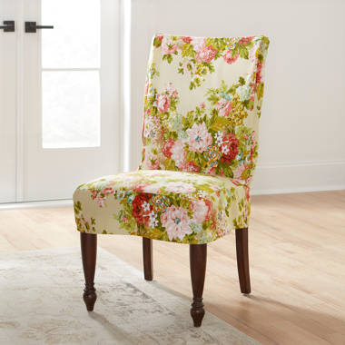 Yellow floral best sale dining chairs